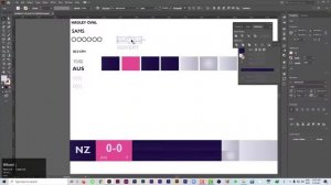 AUS vs NZ Cricket Score Board Design By Adobe illustrator 2021