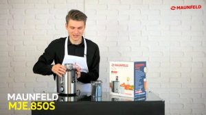 Соковыжималка MAUNFELD MJE 850S Видеообзор