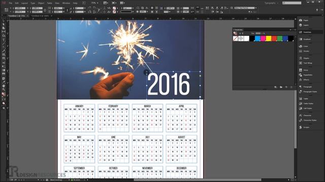 How To Create a Calendar - InDesign Tutorial смотреть онлайн