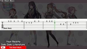 Doki Doki Literature Club! - Your Reality Guitar Tutorial