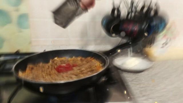 Блюдо из лаваша и фарша.  Ленивая лазанья.