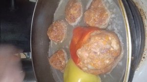 тефтели в Болгарском перце и рецепт нашего вкусного фарша