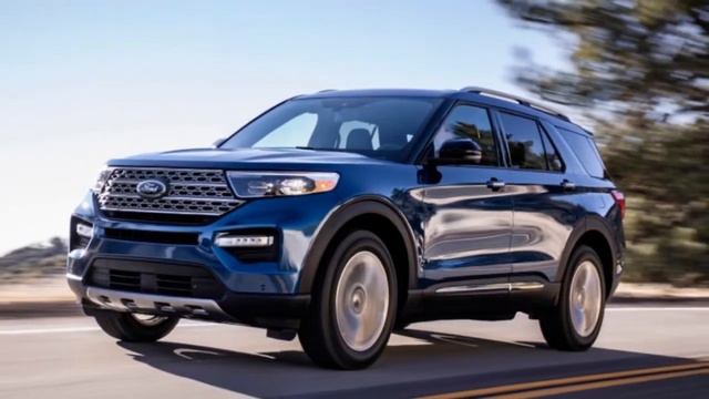 2020 Ford Explorer revealed New SUV from the rear drive platform up смотреть онлайн