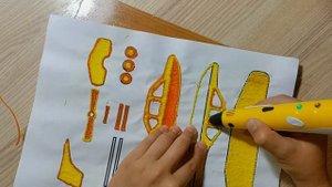 Делаем самолёт с помощью 3D ручки