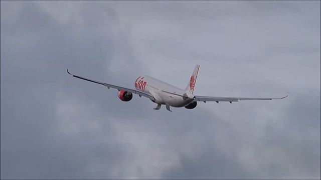 Go around & landing - brand new Lion Air Airbus A330-900 test flight at Toulouse Airport смотреть онлайн