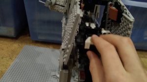 Обзор на имперский шагоход АТ-АТ из лего 😎