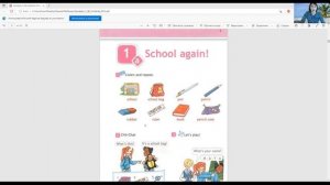 ГДЗ  Spotlight 3 класс.  School again! Упр.1 стр. 10 (school, pen...школьные принадлежности)