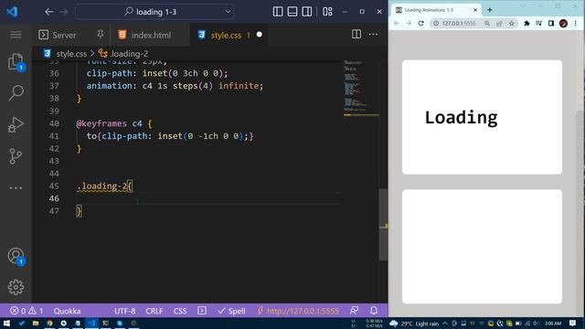 Advanced Loading Animation Using HTML and CSS Complete Tutorial