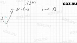 № 370 - Алгебра 9 класс Мерзляк