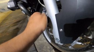 How To Remove Front Wheel on BMW R1200RT
