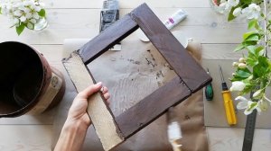 Деревянная рамка для панно из гипса своими руками. Ботанический барельеф.