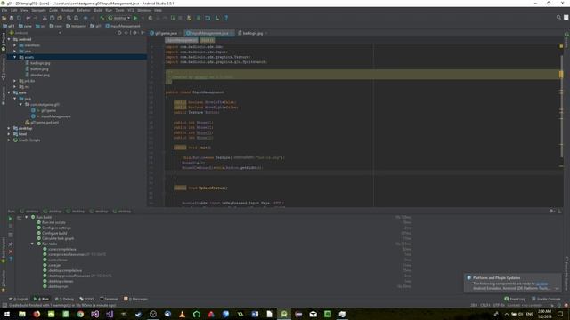 LibGDX Spaceship Scrolling Game 02 - handling user input смотреть онлайн
