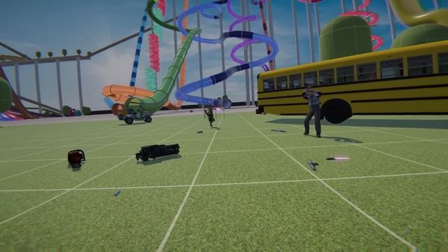 Playing HUMAN FALL FLAT in Virtual Reality - Bonelab VR Mods смотреть онлайн