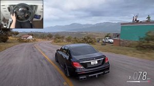 BRABUS Mercedes AMG E63S - Forza Horizon 5 (Steering Wheel + Shifter) Gameplay