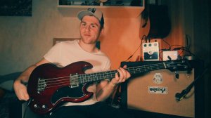 Бас-гитара в гитарный комбик с перегрузом | Epiphone EB-0, Big Muff, Orange CR120, Bite My Head Off
