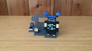 Lego Minecraft Warden sonic boom attack animation