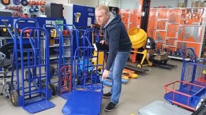 Тележка платформенная со складной ручкой Rusklad ТПСР-2. Обзор и устройство | Все для склада