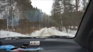 Матиз на зимнем внедорожье, по лесу! тест драйв)