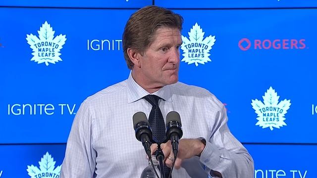 Maple Leafs Post-Game: Mike Babcock - September 20, 2019 смотреть онлайн