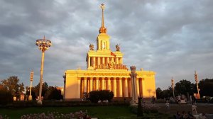 Августовский закат на ВДНХ