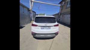 Установили электропривод задней двери на Hyundai Santa Fe 2020 года.