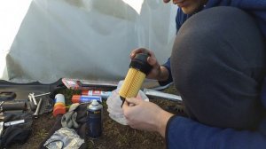 Замена масла в двигателе и в раздаточной коробке BMW X3 E83 M47/T2 2005