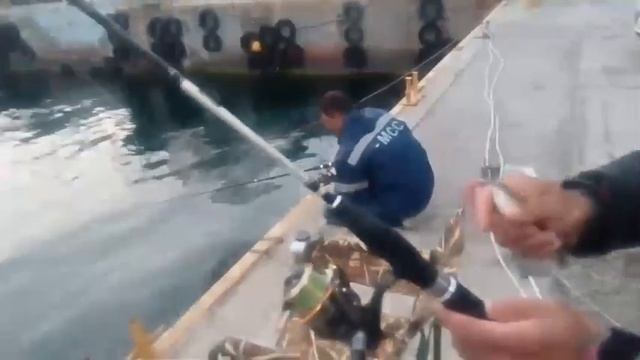 Рыбалка в Ялте 07.04.2019 Ловля Кефали