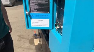 Дизельный компрессор для буровой DALI 12/12. Обзор и запуск