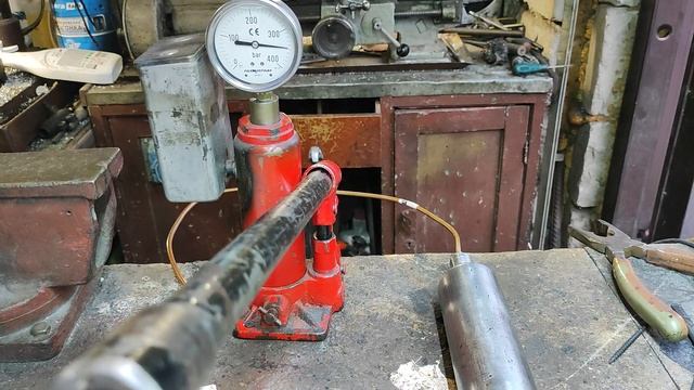 Опресовка колбы 0,5л на 350 бар. смотреть онлайн