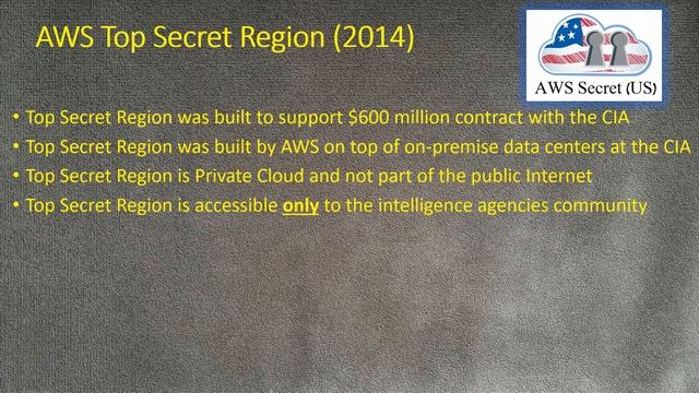 AWS - Secret Regions - Секретные Регионы AWS смотреть онлайн