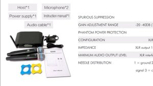 10 Караоке система с Алиэкспресс Aliexpress Karaoke system / wireless microphone system Гаджеты 202