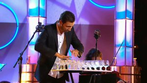 J. S. Bach Badinerie / Scherzo - Glass Harp