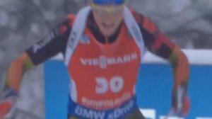 Мартен Фуркад vs Евгений Гараничев - Биатлон 16.01.2016 Мужчины масс-старт