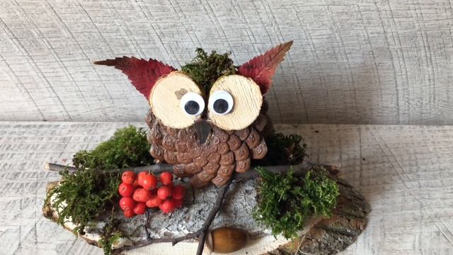 Фото Выставки ОСЕННИЕ ПОДЕЛКИ из Шишек для детского сада на тему Осень из Природного материала смотреть онлайн