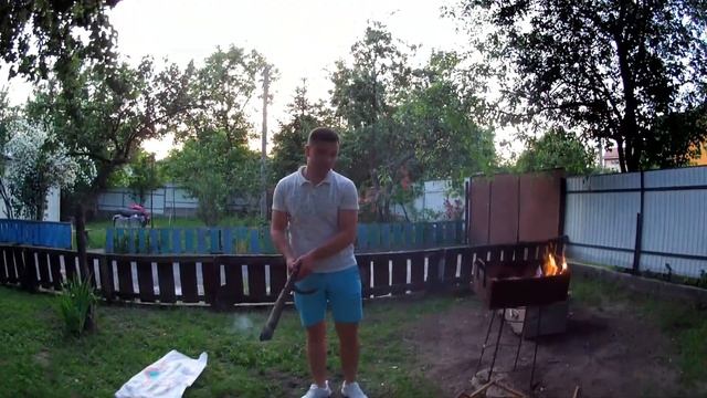 День рождение друга Жени 30 Лет, Шашлык на мангале 2020, Отдых с друзьями на природе смотреть онлайн