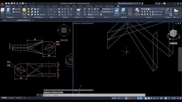 AutoCAD Mechanical 2021 AutoCAD 3D Drawing