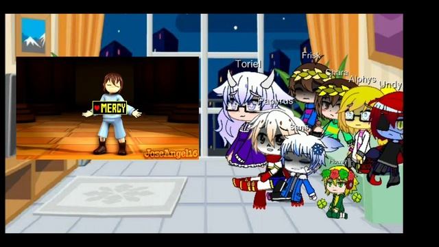 Undertale react to Bold Sans// part 8... Requested video// part 6. смотреть онлайн