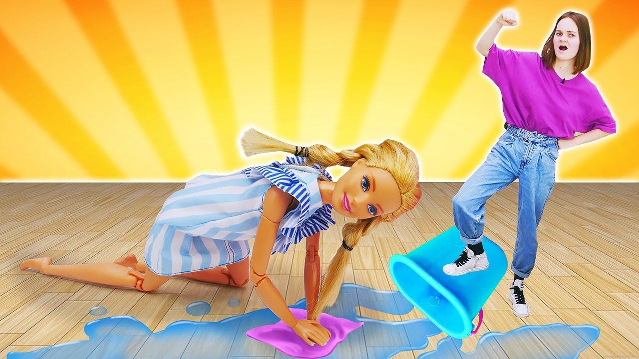 Барби устроила дома бардак! Куклы игры для девочек смотреть онлайн