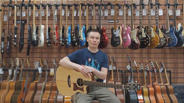 Cort GA1E-OP - обзор гитары смотреть онлайн