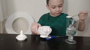 как сделать мыльные пузыри / из сахара и Фери .