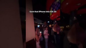 sent that iPhone into iOS 20