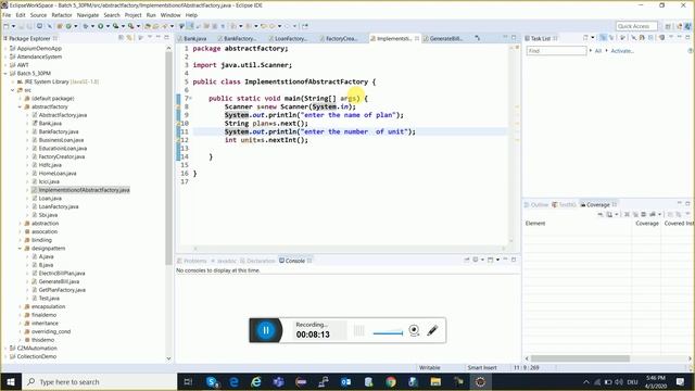 Abstract Factory , Factory  Patterns In Java |  Design Patterns in Java | Java Tutorial In Hindi