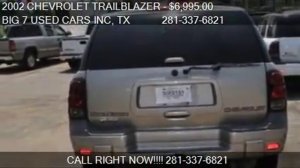 2002 CHEVROLET TRAILBLAZER 2WD LS for sale in Dickinson, TX