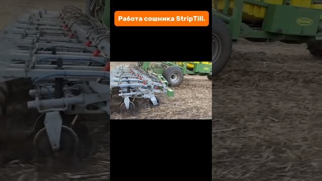 Работа сошника StripTill. #tillage