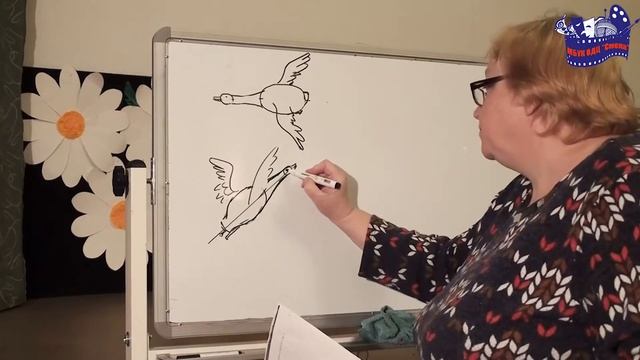 Урок кружка "Акварелька". Рисунок при помощи простого карандаша и ластика смотреть онлайн