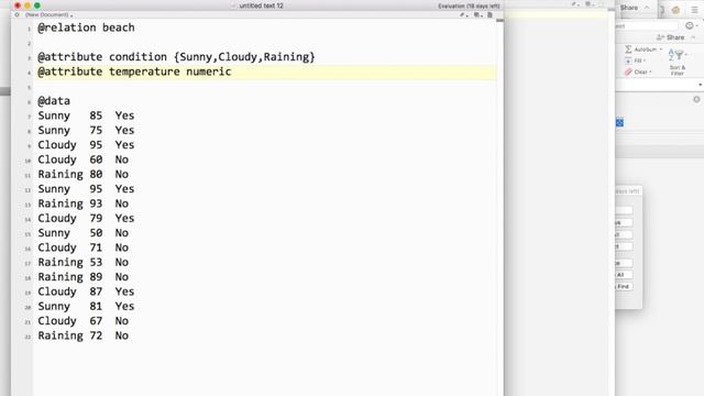 Creating ARFF Files for Weka смотреть онлайн