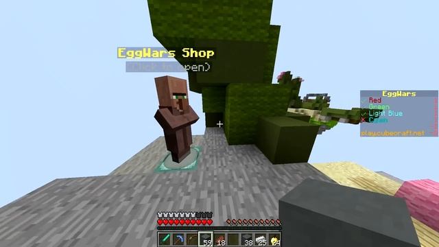 НАШЁЛ СЛАБОЕ МЕСТО В ЗАЩИТЕ И СЛОМАЛ ЯЙЦО ПРОТИВНИКА - EGG WARS МАЙНКРАФТ смотреть онлайн