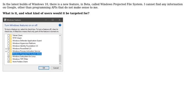 What is the Windows Projected File System? смотреть онлайн