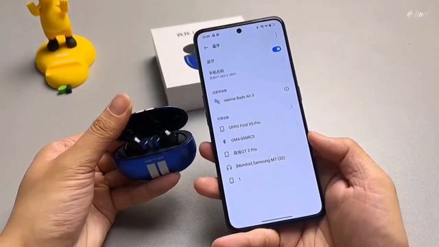Realme Buds Air 3 Unboxing : Blue Color : Connect With Different Phones : #Shani