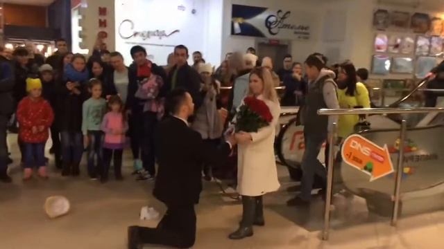 Предложение руки и сердца.
